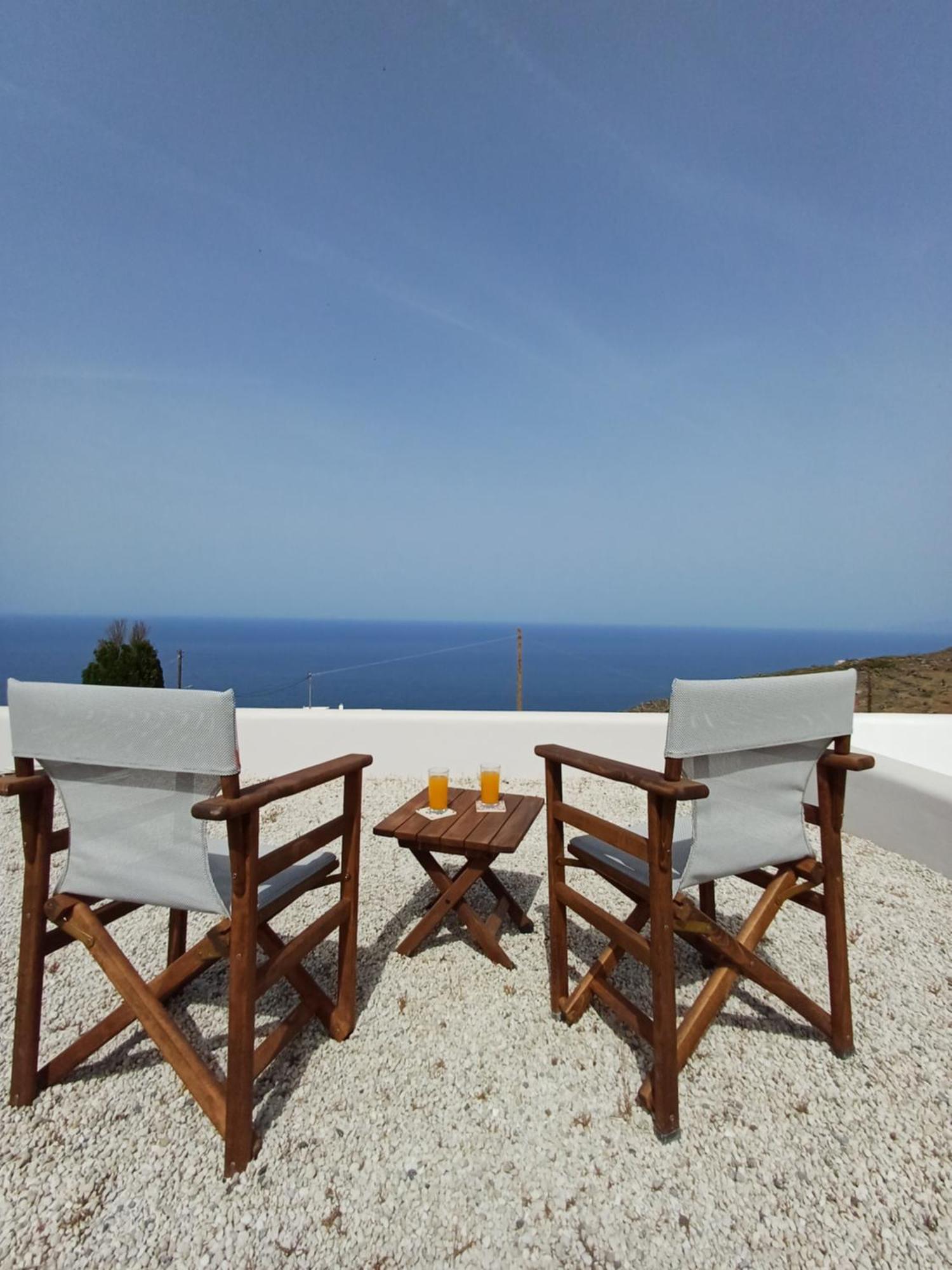 'Irene' Cycladic House With Sunrise And Sea View! Villa Finikiá Kültér fotó